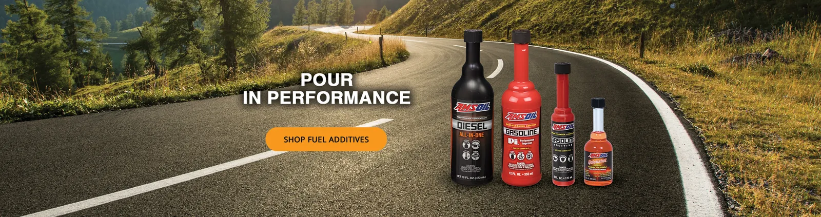 Pour in performance — shop AMSOIL fuel additives