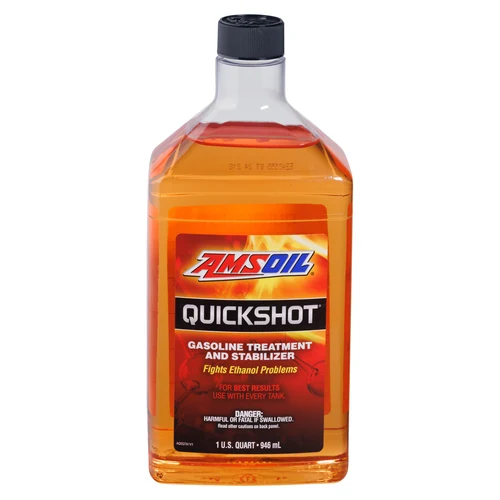AMSOIL Quickshot gasoline treatment and stabilizer quart